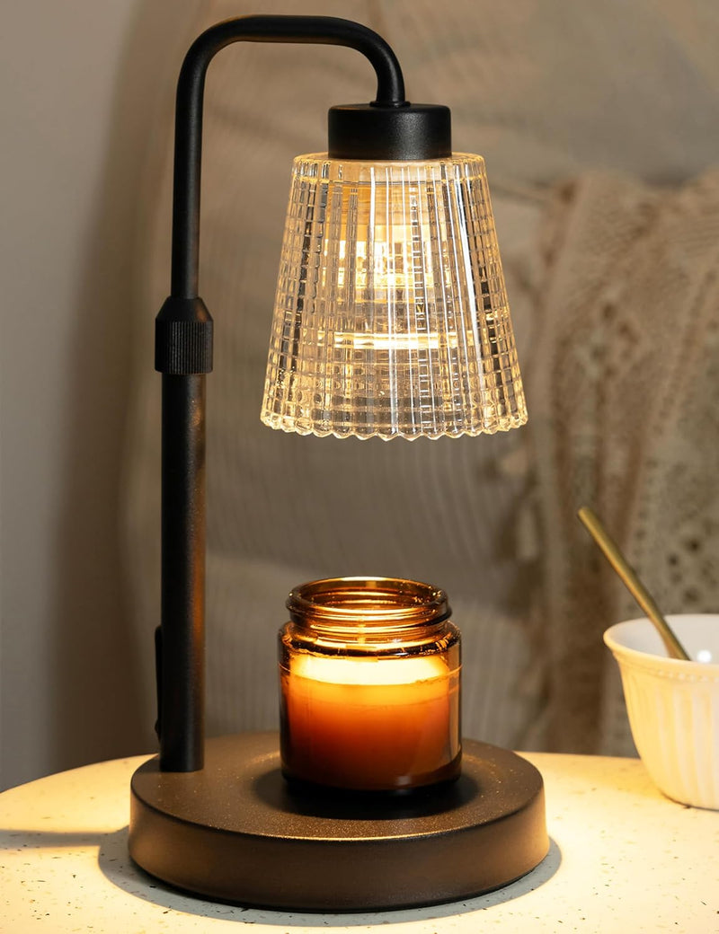 GODONLIF Candle Warmer Lamp with Timer, Birthday Gifts for Women Home Decor - 24h Cycle Timer Dimmable Wax Melt Warmer with 2 Bulbs, Fall Decor for Home Living Room Halloween Decorations Gifts for Mom
